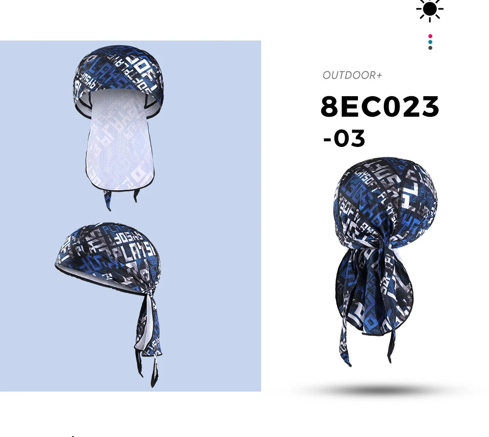 Summer  Men Women Cycling Pirate Cap Outdoor Sports Running Fishing Bicycle Golf Bandanas Cycle Head Scarf Hiking Headscarf