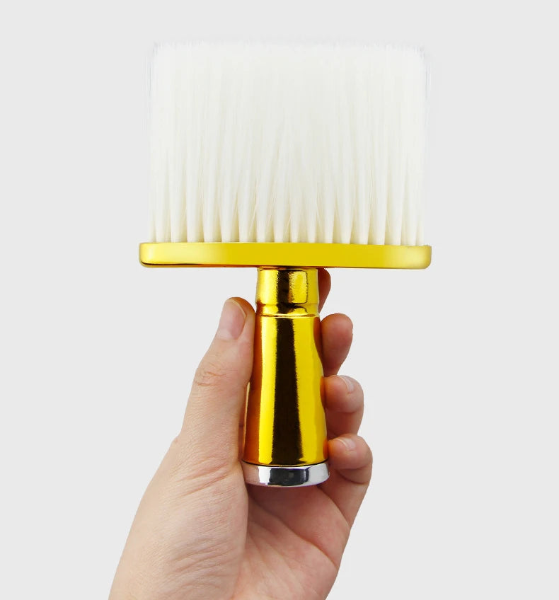 Soft Hair Brush Neck Face Duster Hairdressing Hair Cutting Broken Hair Cleaning Brush for Barber Salon Hairdressing Styling Tool
