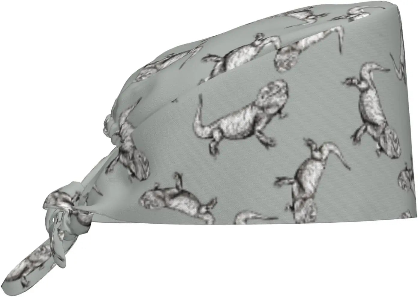 Japanese Wave Working Cap Scrub Cap with Sweatband Adjustable Unisex Women Tie Back Hat Nurse  Caps