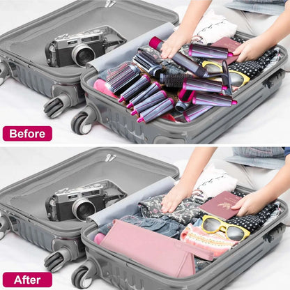 Curling Iron Wand Set 6-in-1 Hair Curler with 3 Barrel Hair Crimper, Spiral Curling Iron - Fast Heating Styling Tools for Women