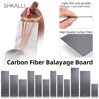 Professional Carbon Fiber Balayage Board for Barber Hairdresser Design Styling Tools Accessories and Hair Coloring Dyeing Board