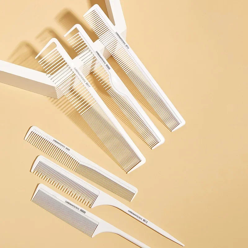 Hairdressing Carbon Comb Professional Hairdresser Cutting Comb Anti Static Hair Comb Haircut Tools Barber Hair Styling Comb