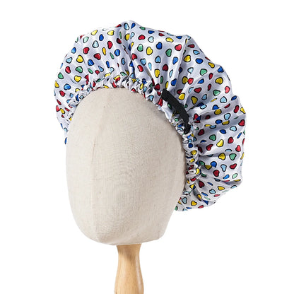 Children Bonnet New volume Edge Elastic fruit Printing Sleep Fashion Leisure Home Comfortable Nightcap Hair Cap