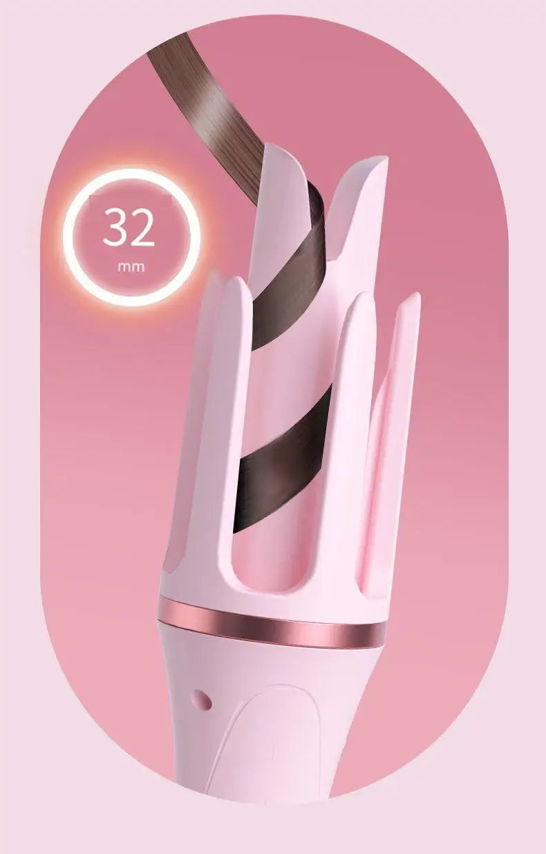 Fully Automatic Curling Iron Anti-Tangle Hair Curler with Negative Ions Latest Curling Wand Hair Curler for long-lasting styling