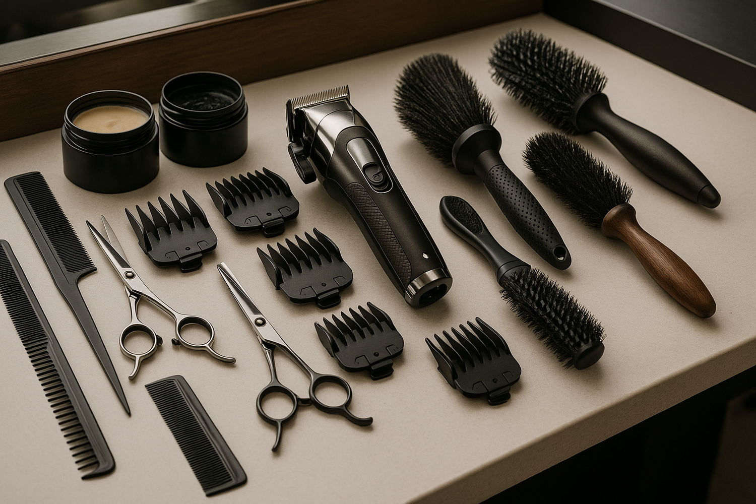 outils coiffure homme